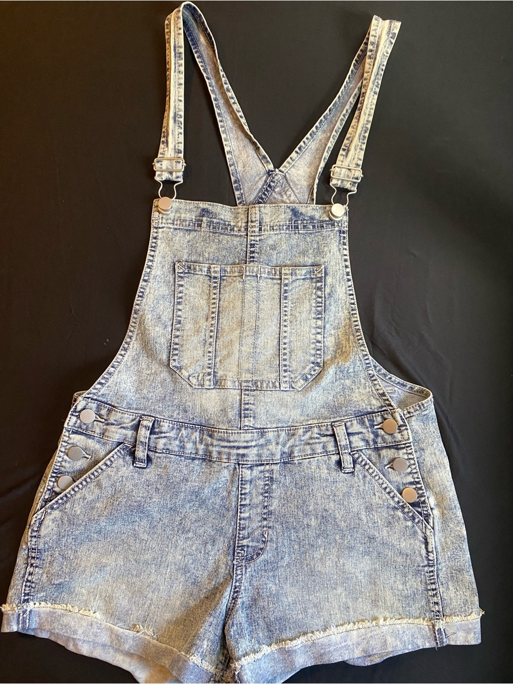 NOBO Light Blue Relaxed Fit Denim Overalls